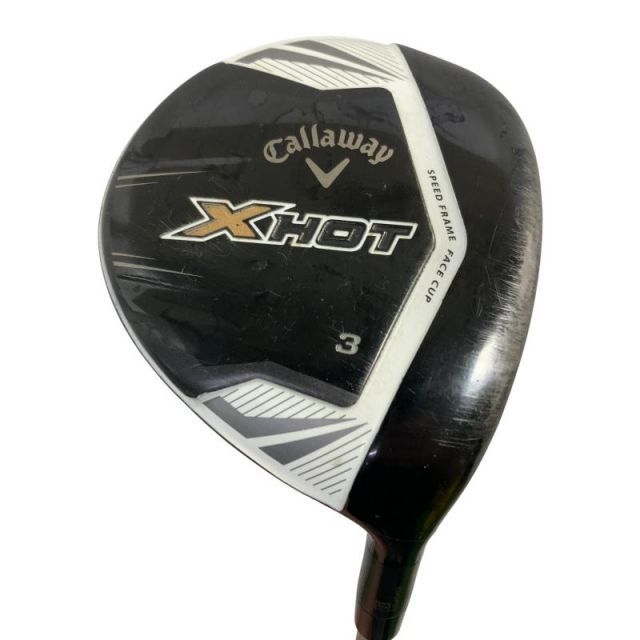 【中古】 キャロウェイ X HOT 3W フェアウェイウッド FW X HOT 55W(フェアウェイウッド) (フレックスSR) メンズ 男性用 右利き 右用 Cランク ゴルフクラブ