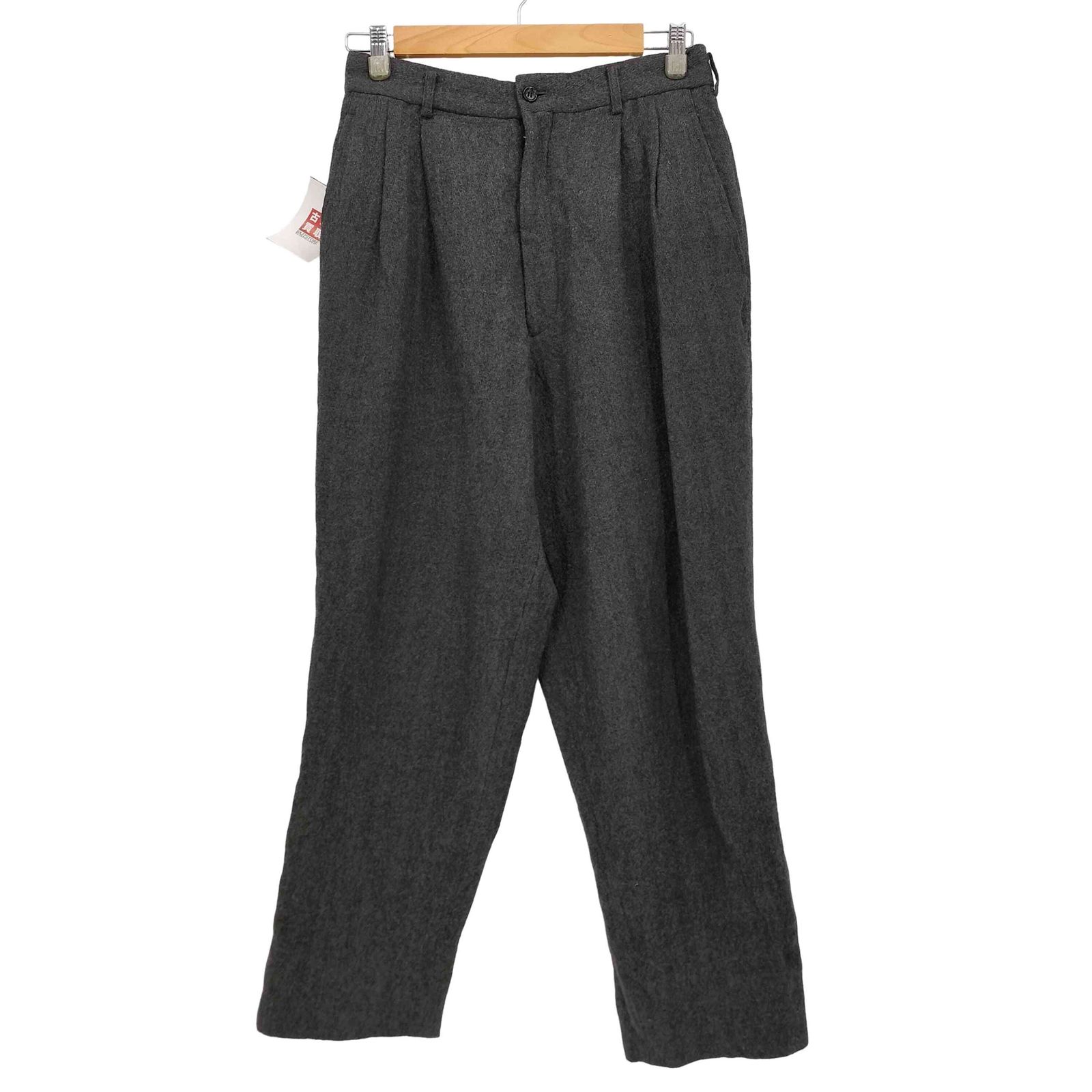 コムデギャルソンオム COMME des GARCONS HOMME 90S AD1998 田中オム 2タック ワイド テーパード ウール スラックス メンズ JPN：M