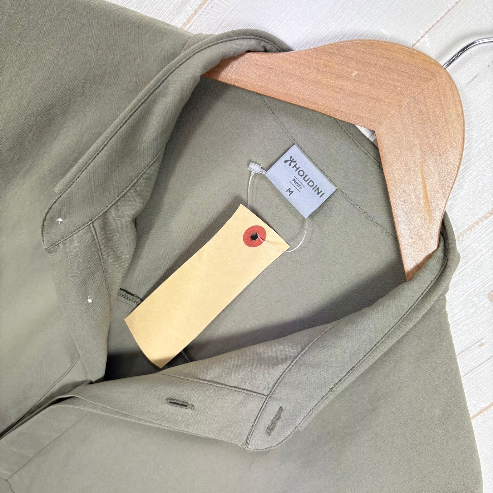 ✉️Men's M グリーン系 Houdini ( フーディニ ) コスモ シャツ Cosmo