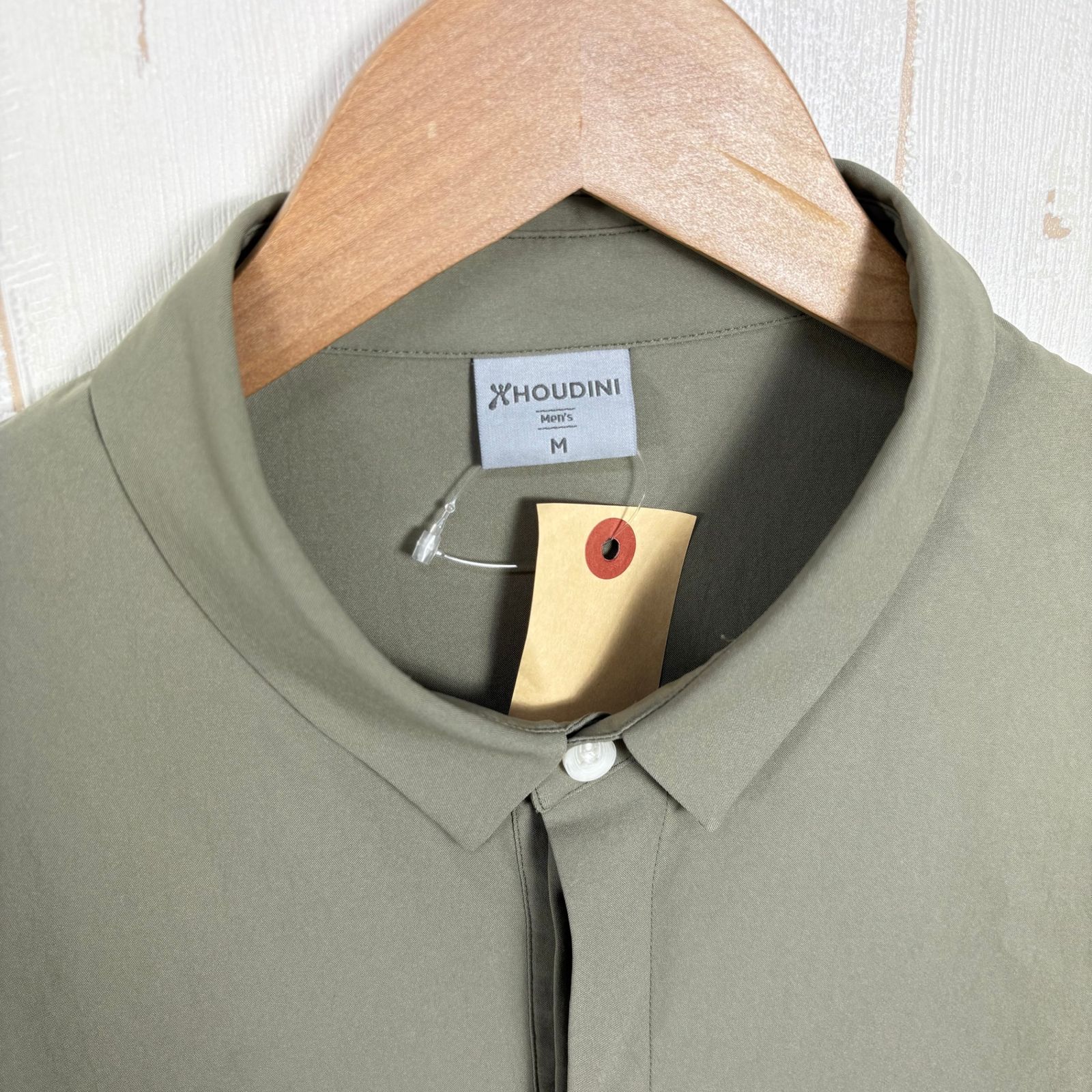 ✉️Men's M グリーン系 Houdini ( フーディニ ) コスモ シャツ Cosmo