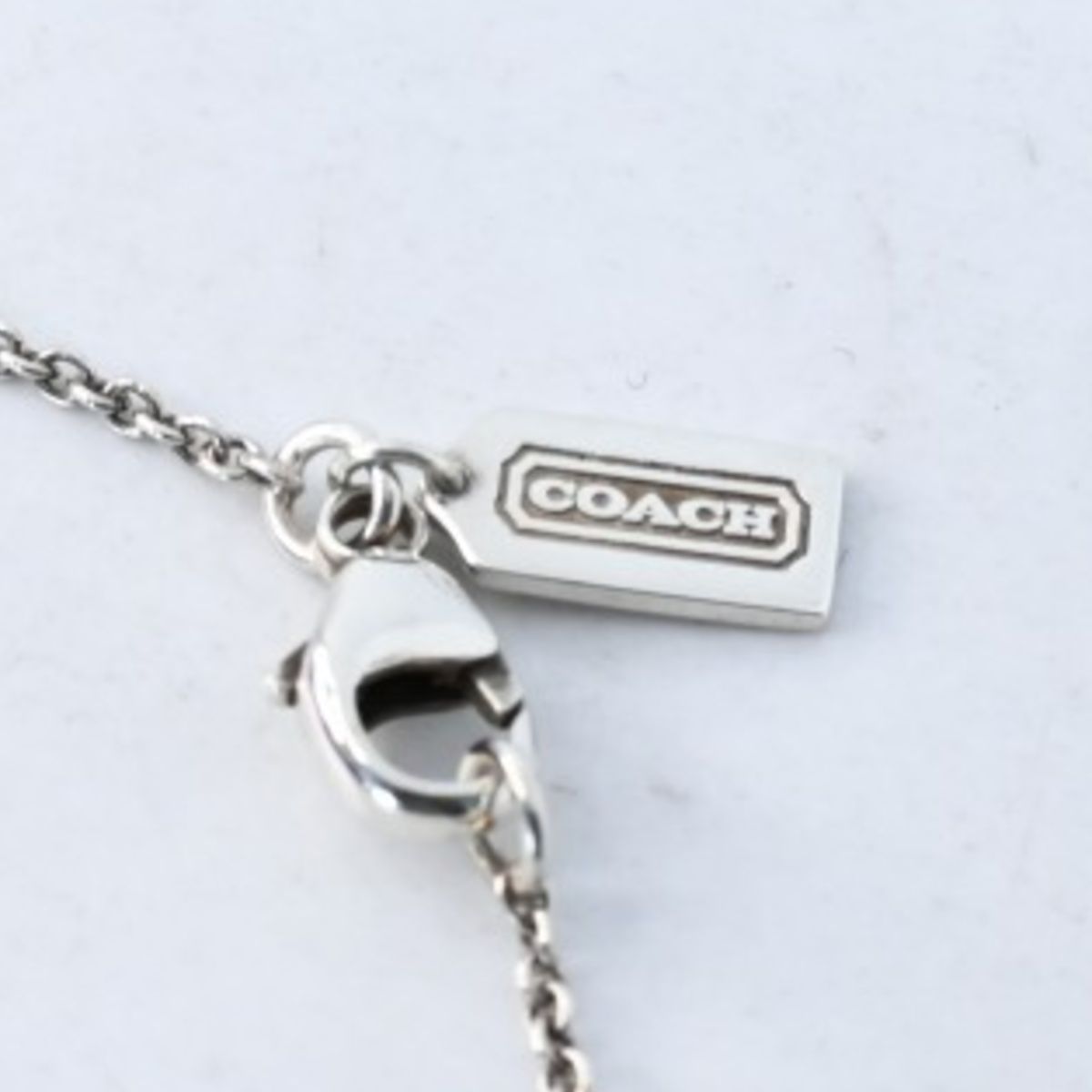 新品☆COACH(コーチ) ネックレス　シルバー　アクセサリー 研磨済】COACH ハート ネックレス シルバー925 チェーン44cm コーチ