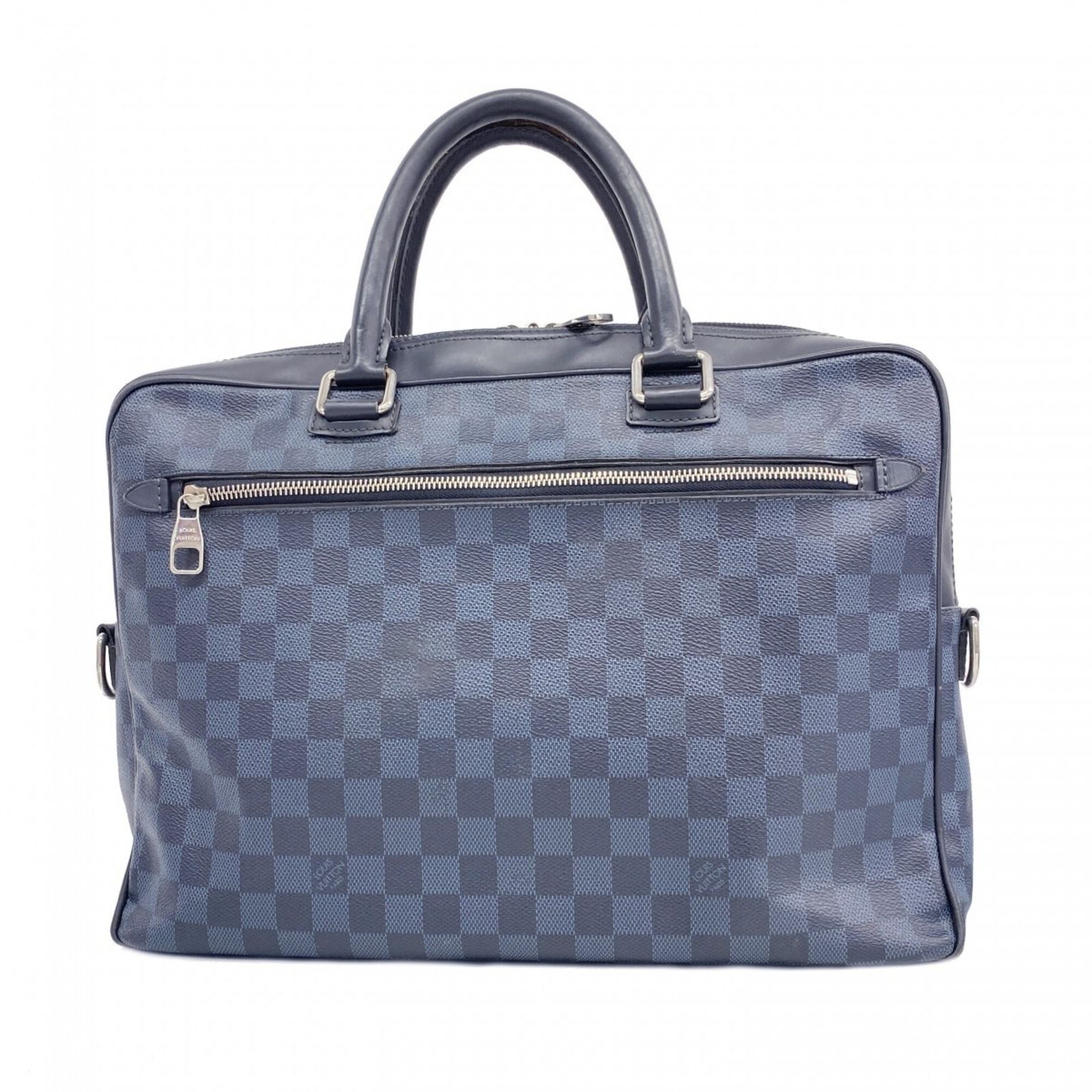 ルイ・ヴィトン(Louis Vuitton) ルイ・ヴィトン バッグ ダミエ・コバルト ポルトドキュマン N41347 ブラック ネイビーメンズ