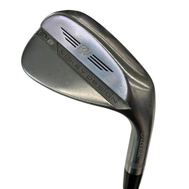 【中古】 タイトリスト VOKEY SPIN MILLED SM8 ツアークロム 46°/10°F ウェッジ WG Dynamic Gold (フレックスS) メンズ 男性用 右利き 右用 Cランク ゴルフクラブ