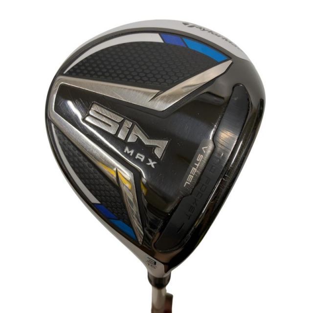 【中古】 テーラーメイド SIM MAX 3W フェアウェイウッド FW リシャフト (フレックスその他) メンズ 男性用 右利き 右用 Cランク ゴルフクラブ