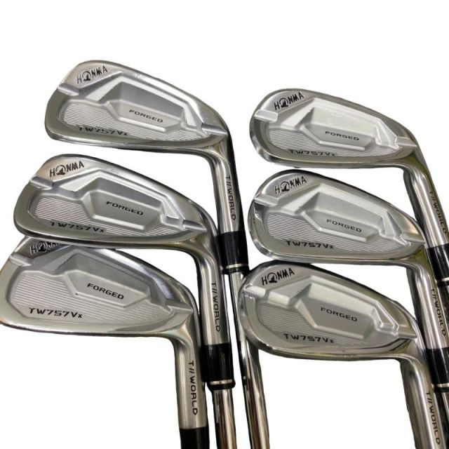 【中古】 本間ゴルフ TOUR WORLD TW757Vx 6S アイアンセット IR NS PRO MODUS3 TOUR105 (フレックスS) メンズ 男性用 右利き 右用 Cランク ゴルフクラブ