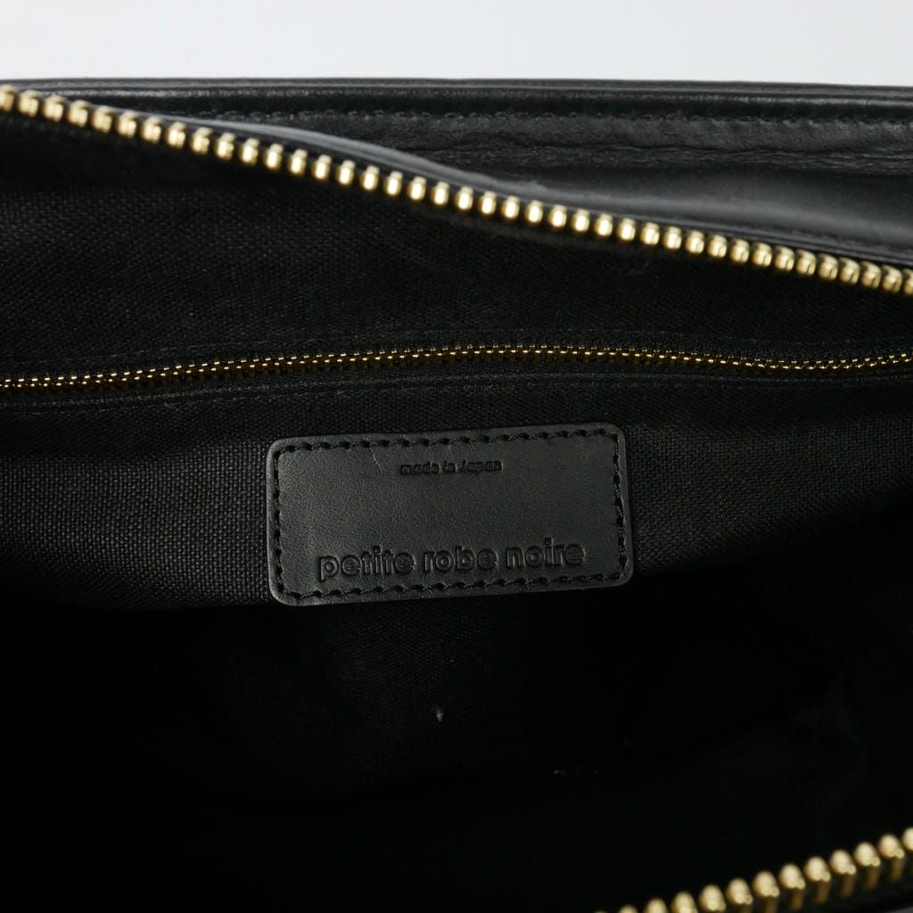 プティローブノアー petite robe noire レザー クラシックバッグ