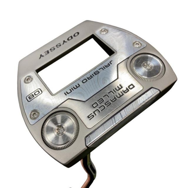 【中古】 オデッセイ DAMASCUS MILLED JAILBIRD MINI DB 34インチ パター PT STROKE LAB 90 スチール (フレックスその他) メンズ 男性用 右利き 右用 Bランク ゴルフクラブ