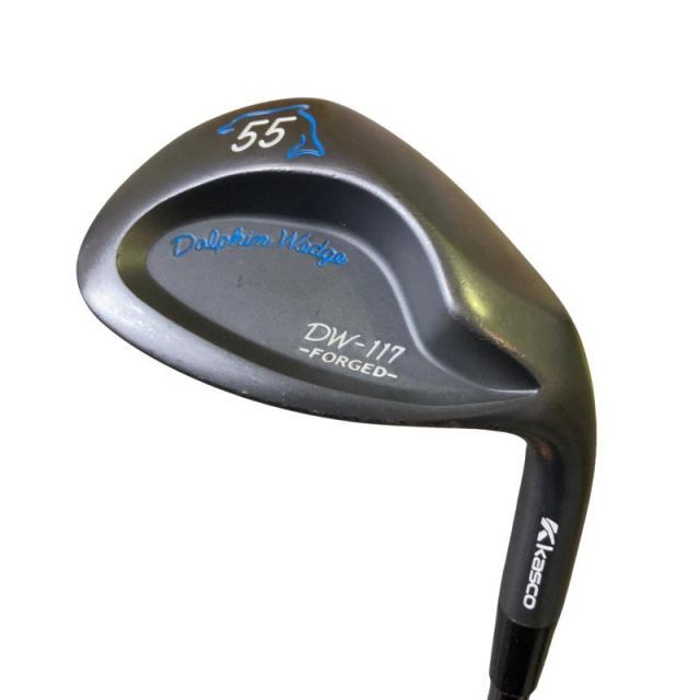 【中古】 キャスコ Dolphin wedge DW-117 FORGED 55° ウェッジ WG KBS TOUR 90 (フレックスS) メンズ 男性用 右利き 右用 Cランク ゴルフクラブ