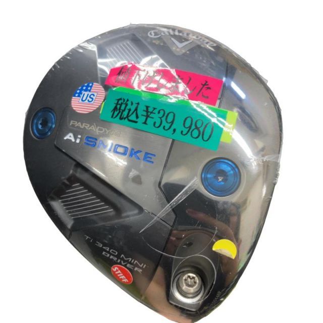 【中古】 キャロウェイ PARADYM Ai SMOKE Ti 340 MINI 13.5° ドライバー DR 純正特注シャフト (フレックスS) メンズ 男性用 右利き 右用 Nランク ゴルフクラブ
