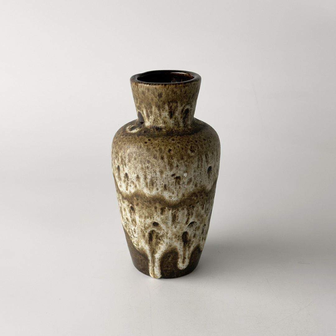 西ドイツ German Art Pottery ヴィンテージ フラワーベース Scheurich 花器 陶器 花瓶 オブジェ シューリッヒ アートポタリー 97833