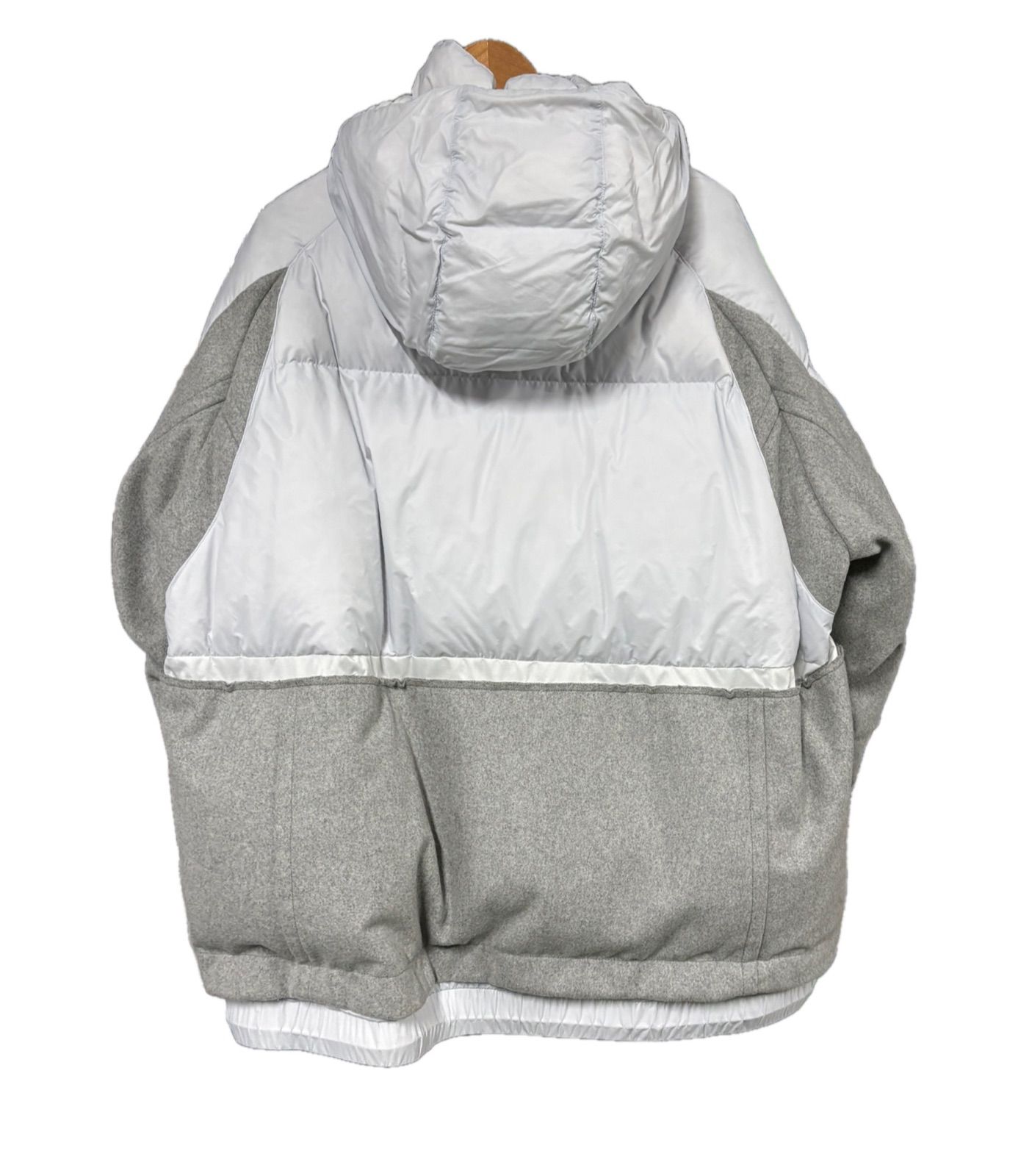 SACAI NIKE ダウンジャケット ナイロンウール切り替え SIZE XL - メルカリ