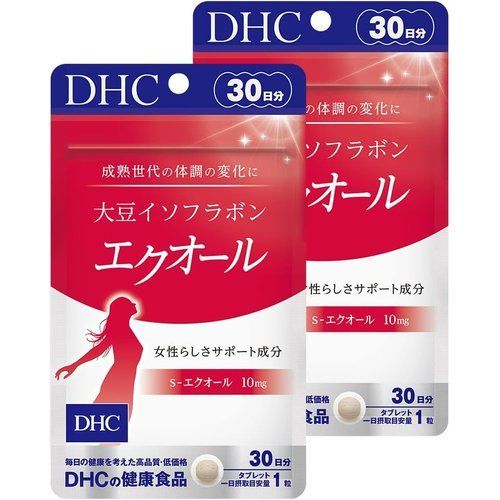 2個セット DHC 大豆イソフラボン エクオール タブレット 分×2袋