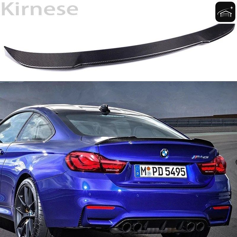 CSスタイル カーボンファイバー リアトラックスポイラー BMW M4クーペ F82 M4スポイラー カーボンウィング カースタイリング 2014年以降 カ