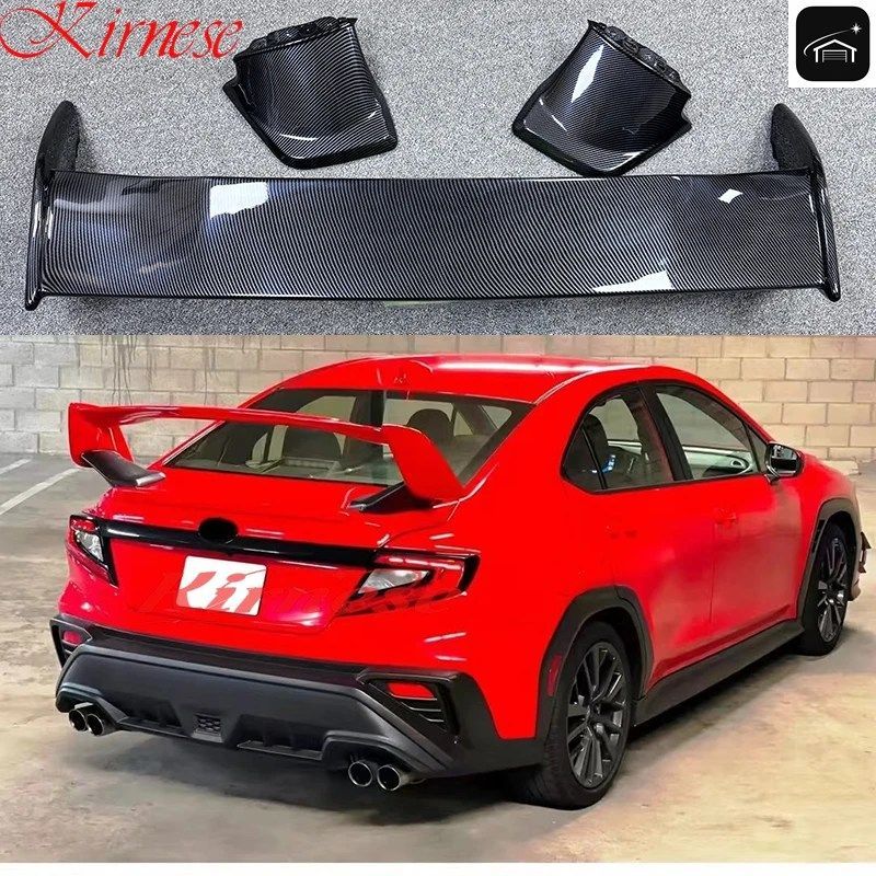 スバル インプレッサ WRX 2023+ ABS リア トランク ブート リッド カー スポイラー ダックテール リップ ウィング カスタム パーツ