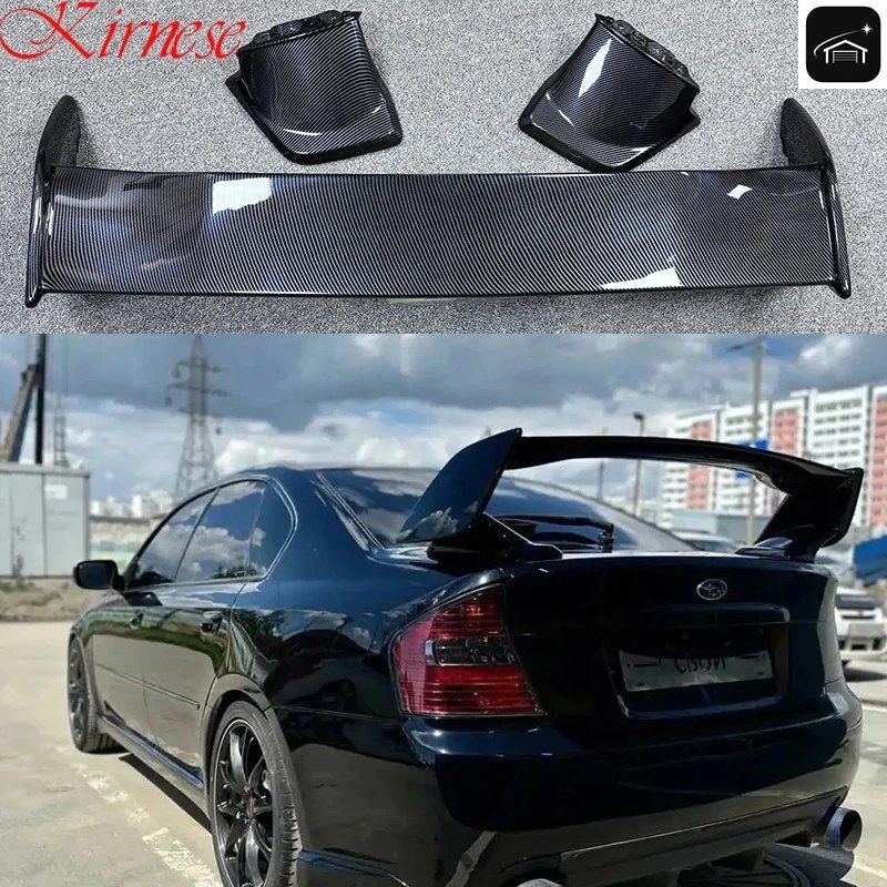 2007-2016 スバル レガシィ BL5 BLE EJ20 EJ30 EZ30 リアトランクスポイラー ABS製 未塗装スポイラー カスタムパーツ