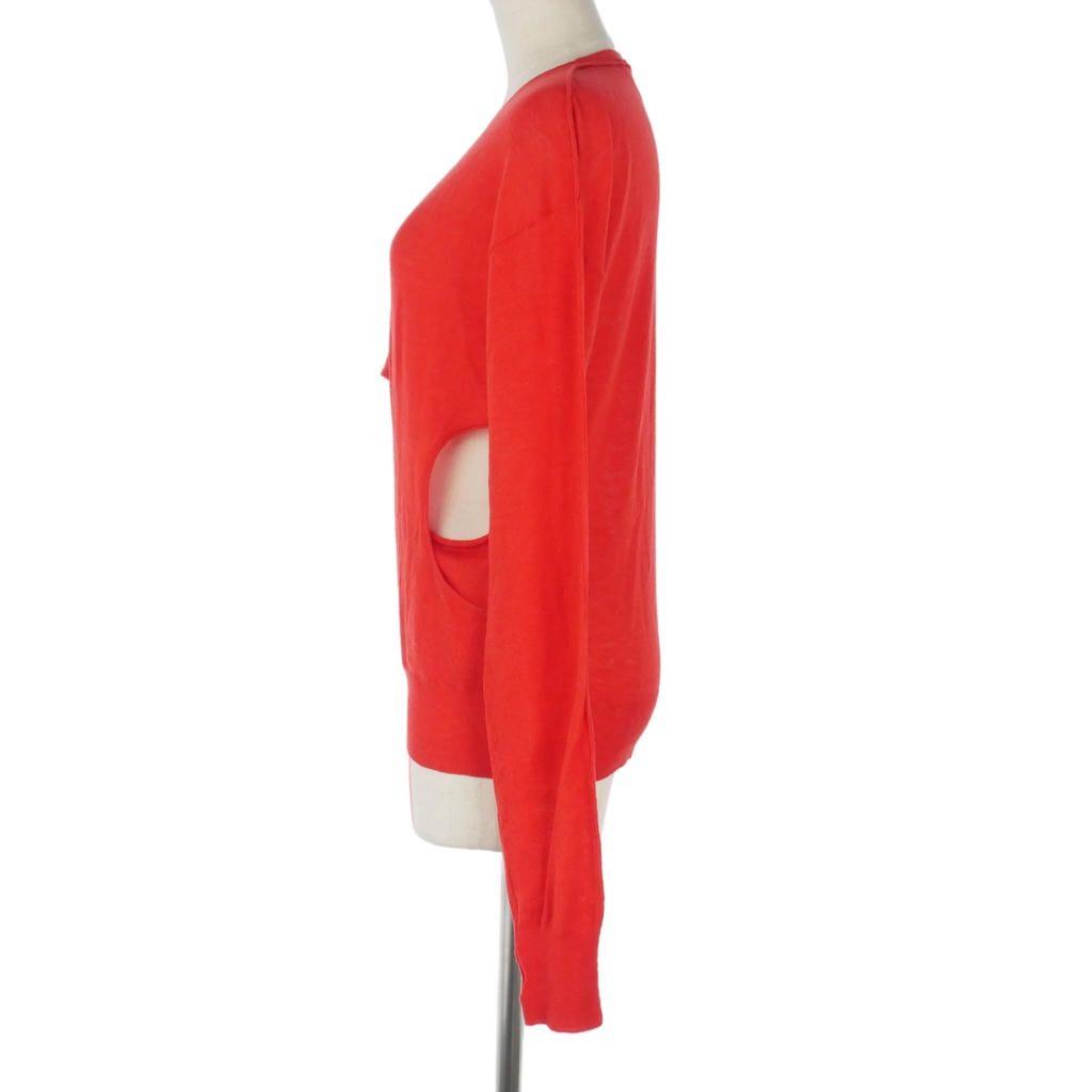 【美品】Helmut Lang シアーニット ロングスリーブ ドレープネック ヘルムートラング HELMUT LANG カットアウト シアーニット セーター