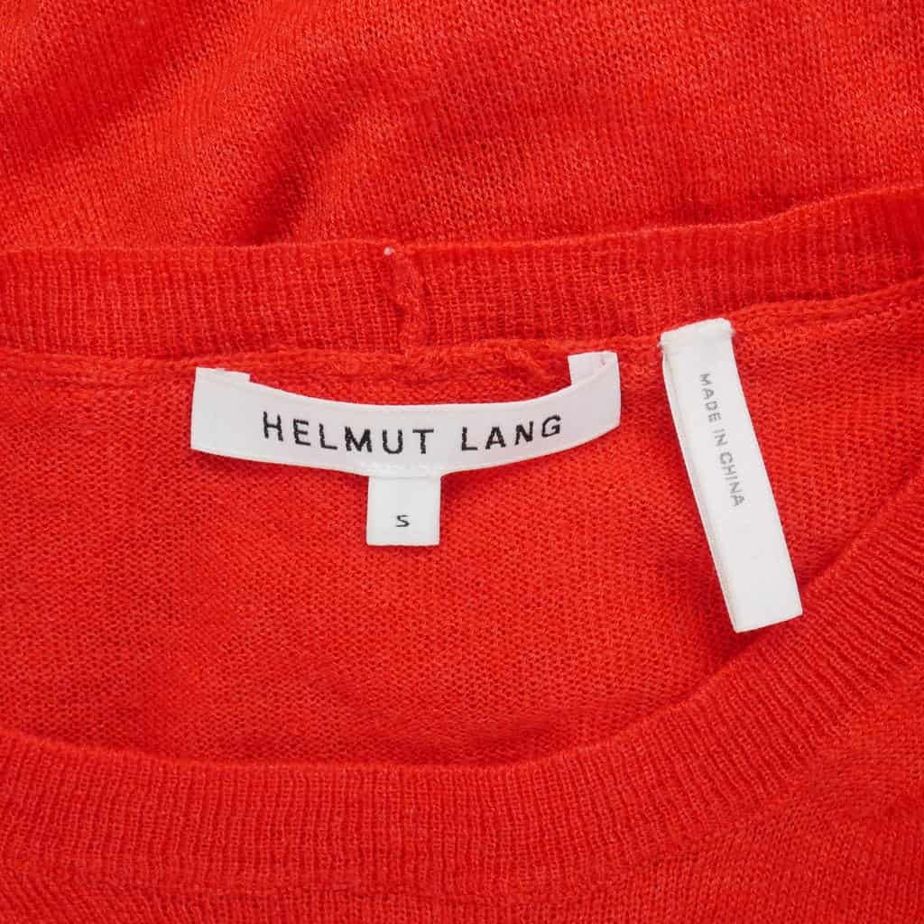 ヘルムートラング HELMUT LANG カットアウト シアーニット セーター