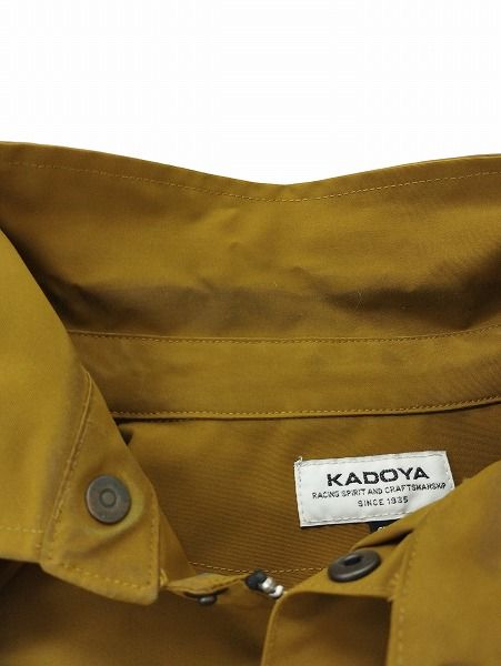 W135 [人気] KADOYA カドヤ ジャケット 3L 茶系 ALTER KEIS RIDERS COACH JACKET | ★