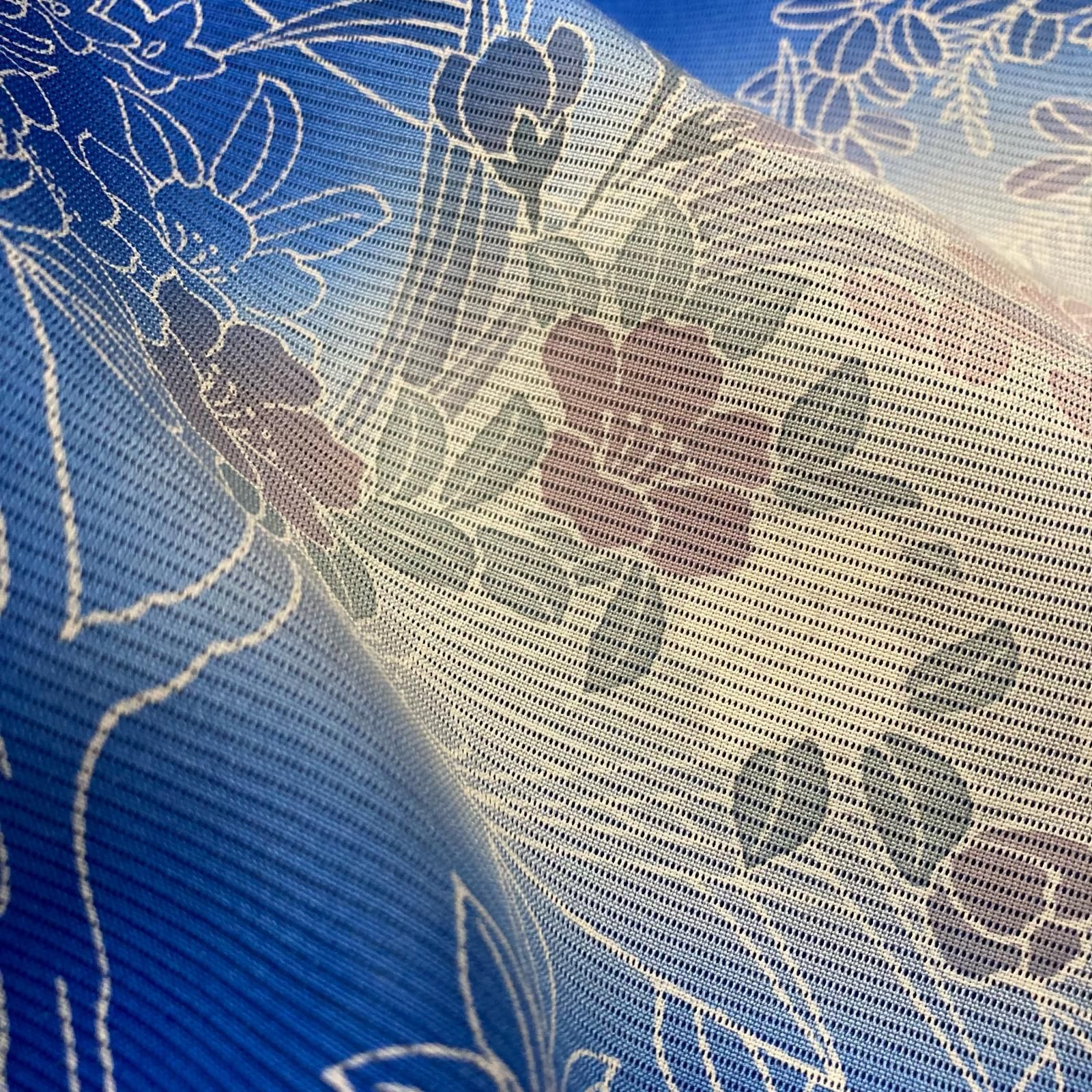 夏着物 絽 友禅 上品な染め 紋無し 正絹 着物 a-015 - メルカリ
