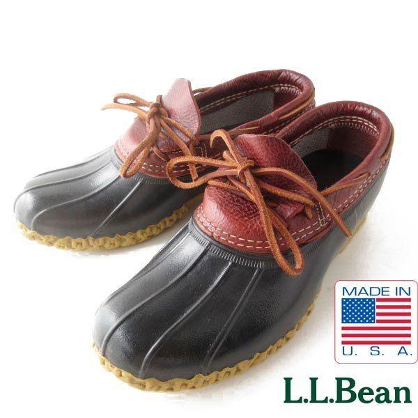 美品 USA製 L.L.Bean モカシン ビーンブーツ 28cm 黒×ダークブラウン系 エルエルビーン LLビーン アメリカ製 D154-32-0051ZT