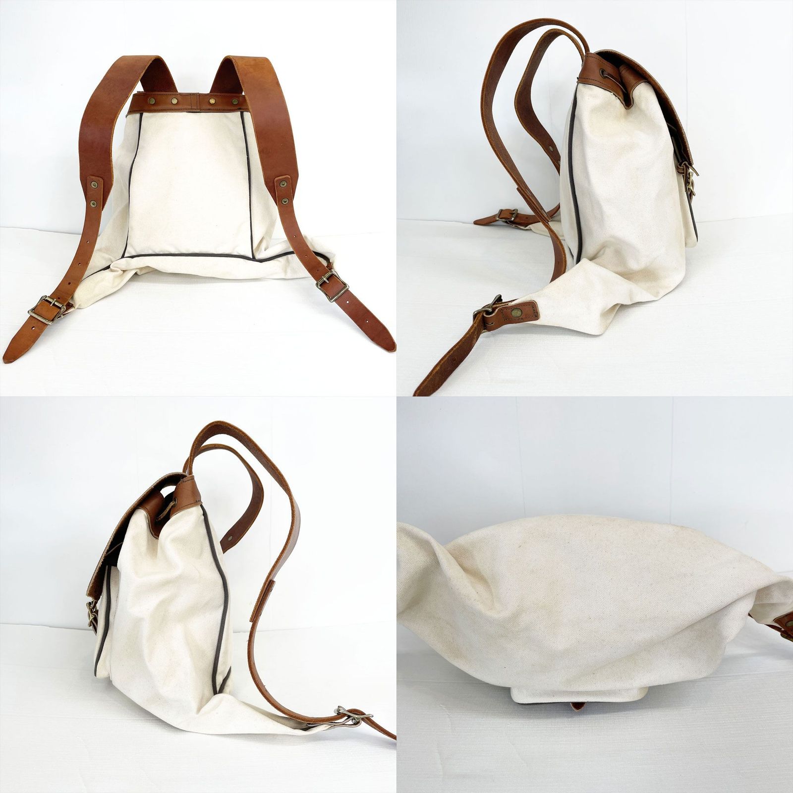 Duluth Pack ダルース パック キャンバス レザー フラップ バック 