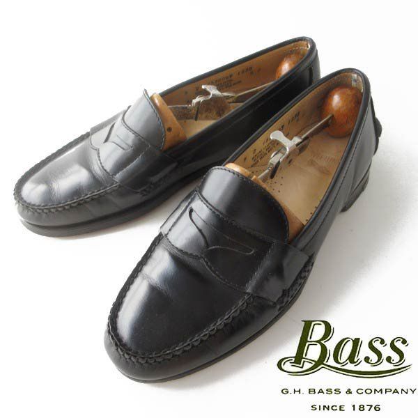 G.H.Bass&Co WEEJUNS ペニー ローファー 黒 9D 27cm ブラック ジーエイチバス アメトラ アイビー メンズ 靴 D154-32-0053ZT