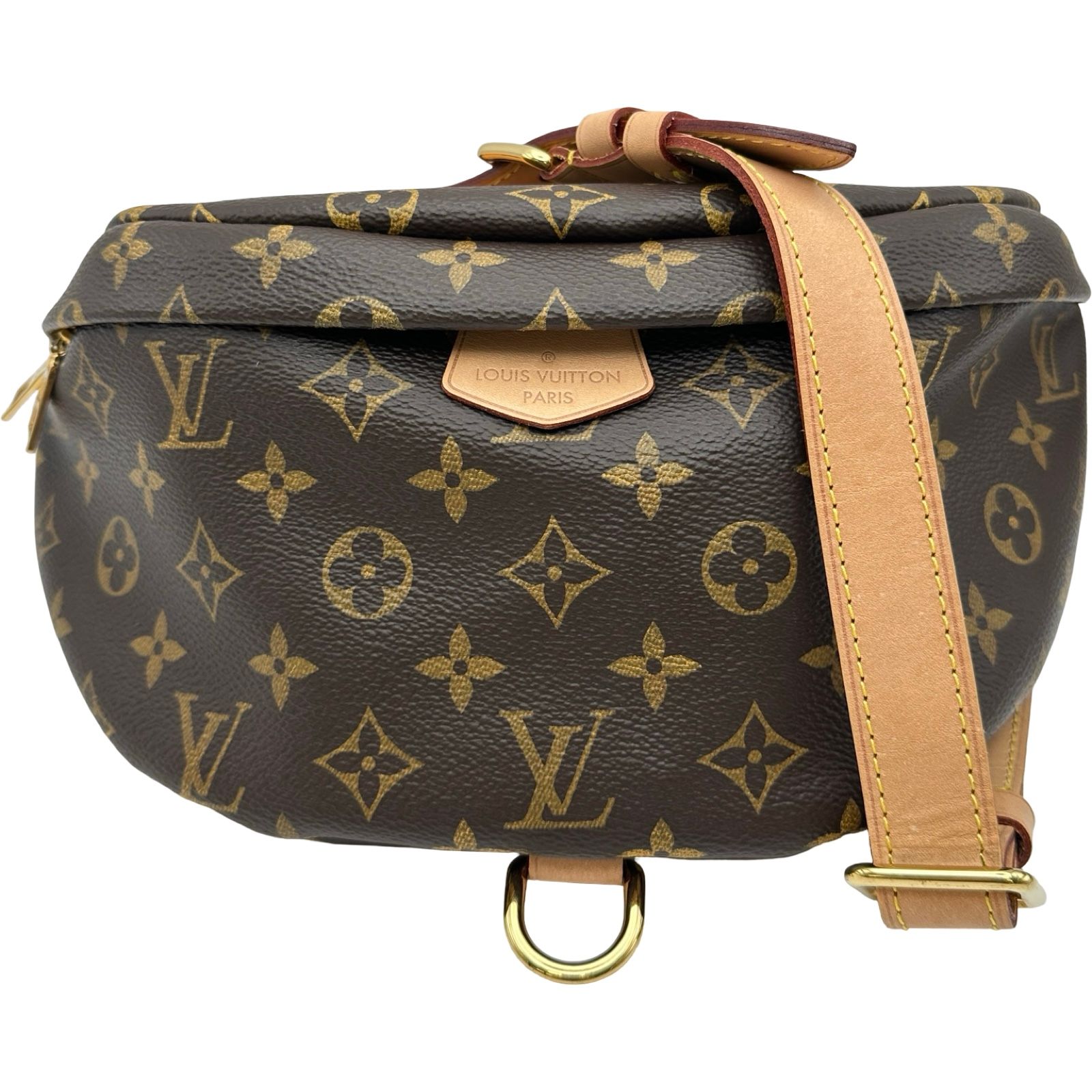 ルイ・ヴィトン LOUIS VUITTON バムバッグ M43644 ブラウン モノグラム・キャンバス レディース ボディバッグ