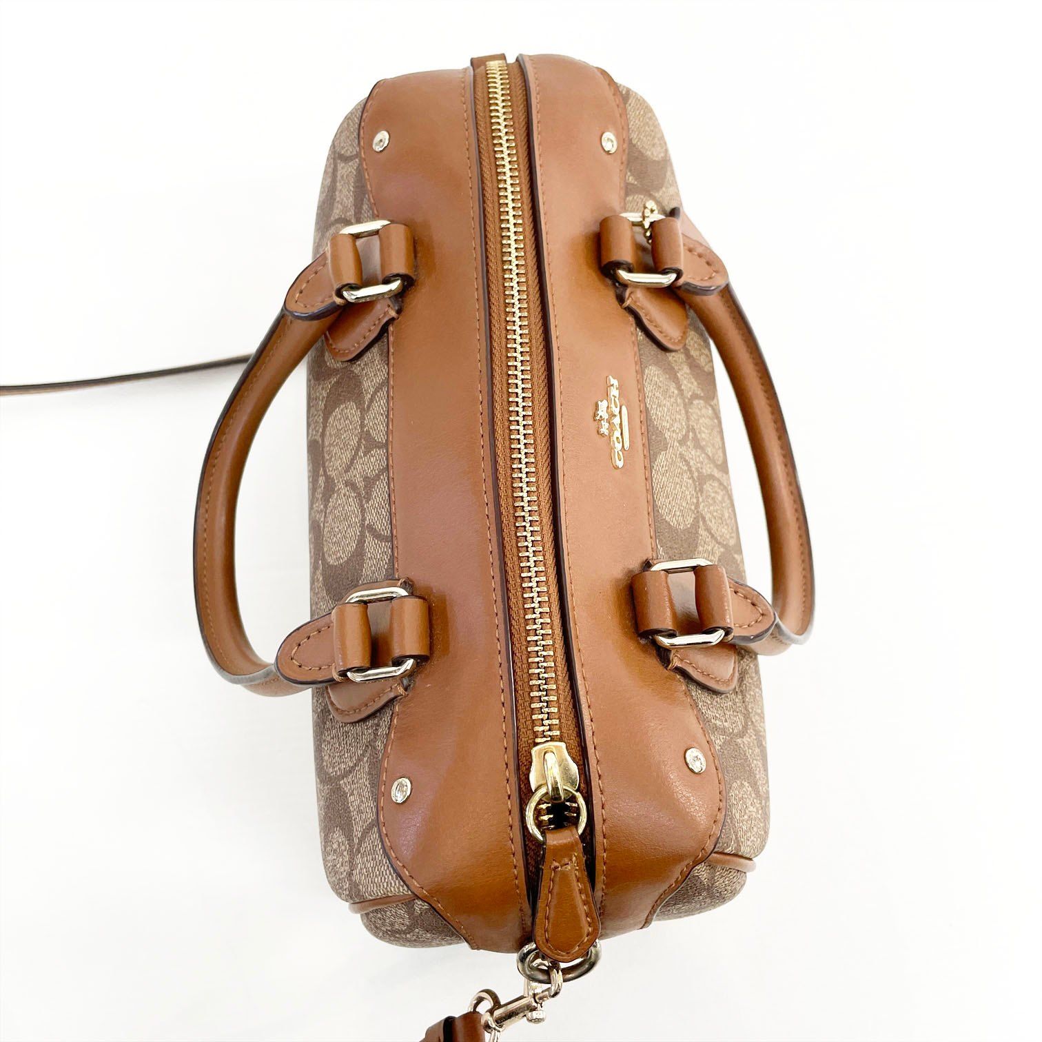 COACH コーチ ベネットミニサッチェル 2WAY ミニ ボストン バッグ
