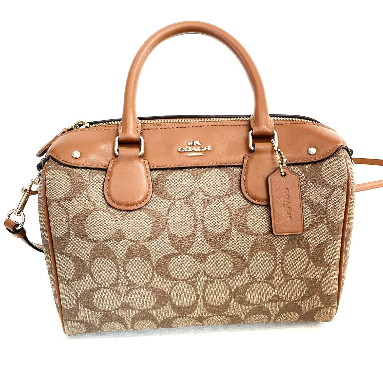 COACH コーチ ベネットミニサッチェル 2WAY ミニ ボストン バッグ
