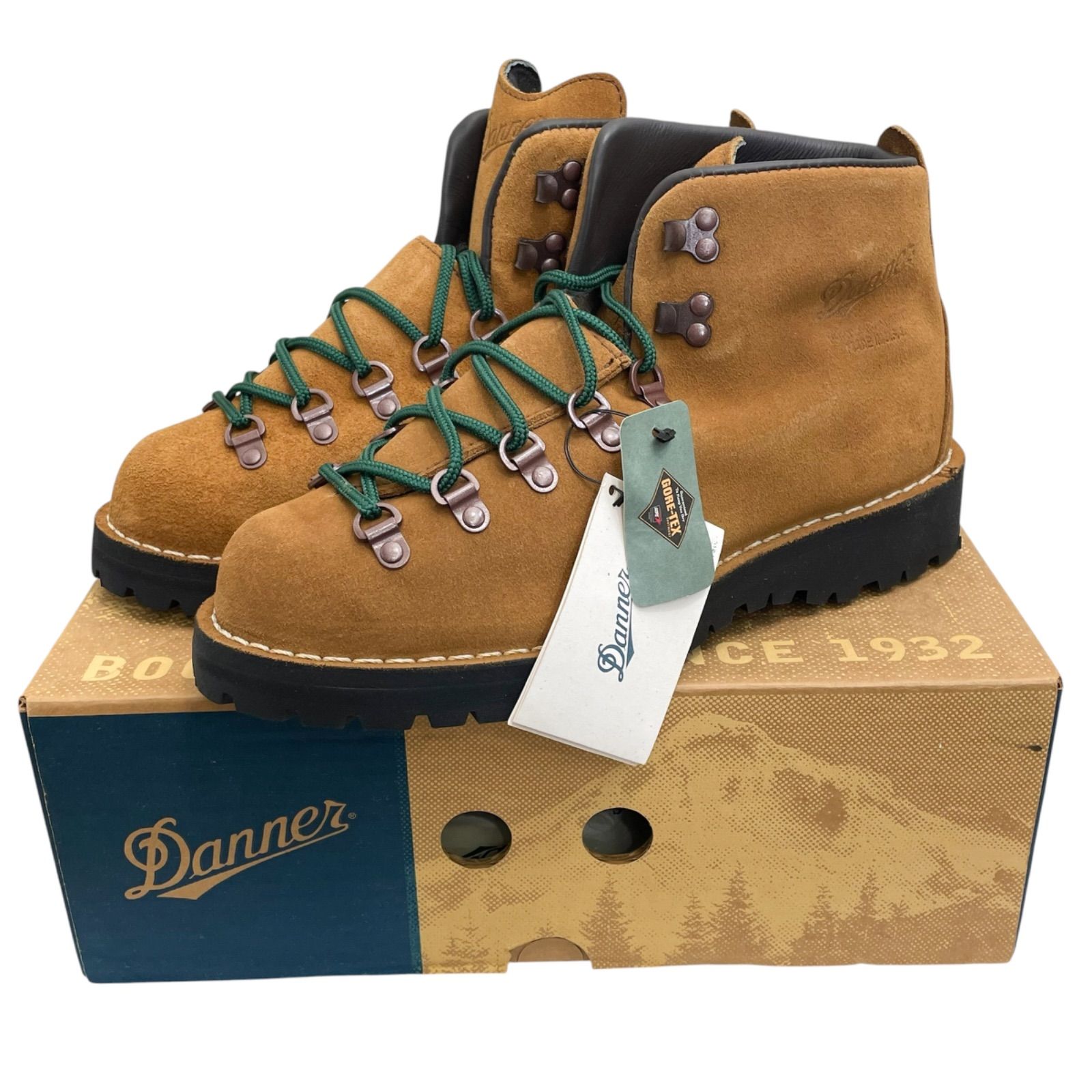 未使用品 白タグ 9EE DANNER 30525X DJ MOUNTAIN LT SUEDE GORE-TEX ダナー マウンテンライト スウェード ゴアテックス