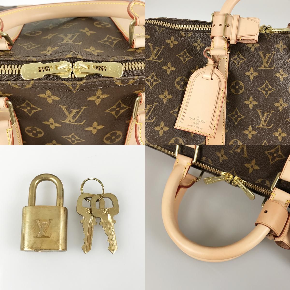 ルイ・ヴィトン LOUIS VUITTON モノグラム キーポル 55 M41424 PVC
