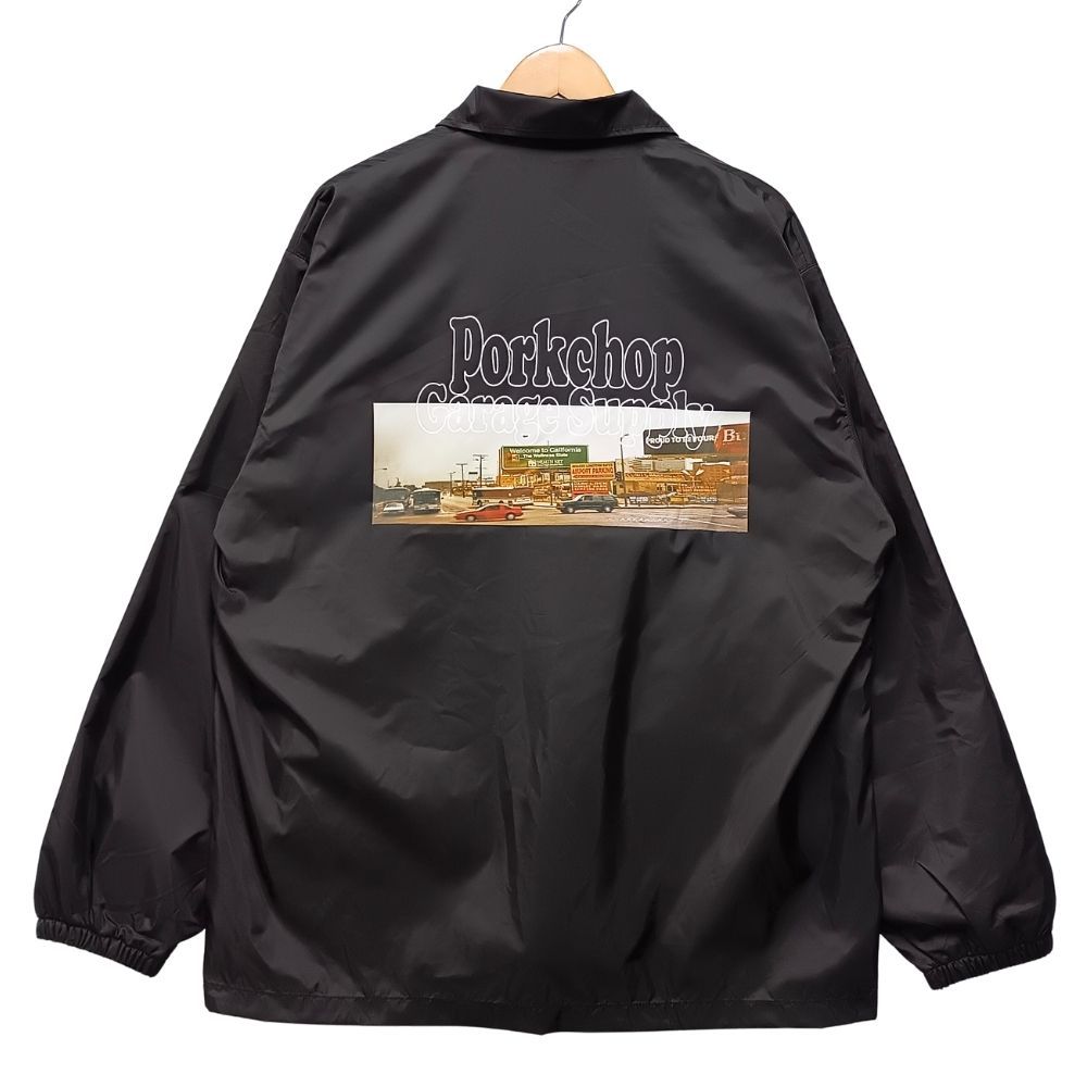 PORKCHOP GARAGE SUPPLY ポークチョップ 80s CALIF COACH JKT プリント