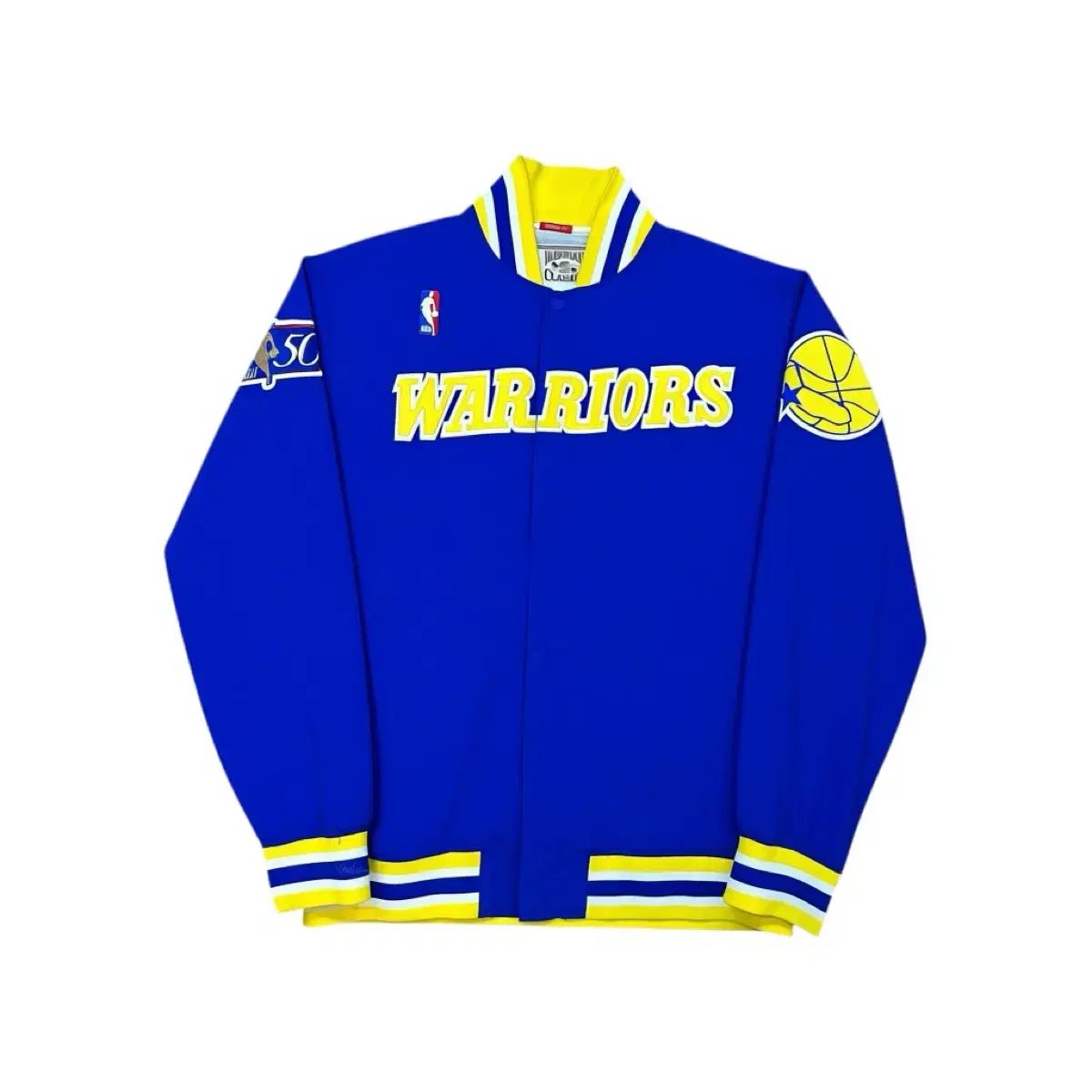 Mitchellandness ミッチェルアンドネス 50th ゴールデンステイト ウォリアーズ ジャケット