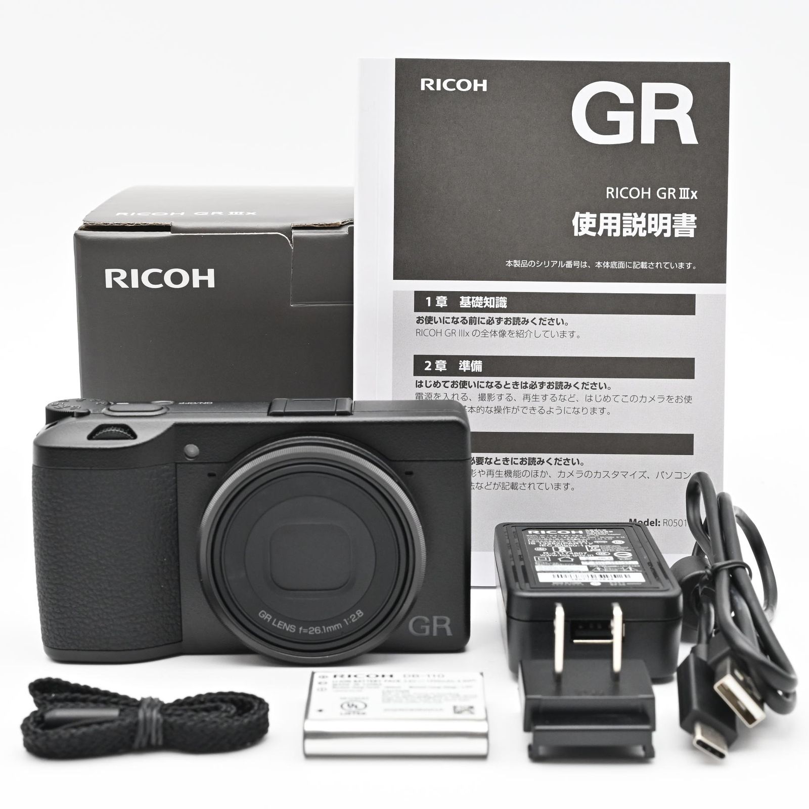 RICOH GR IIIx　ショット数 605回 美品