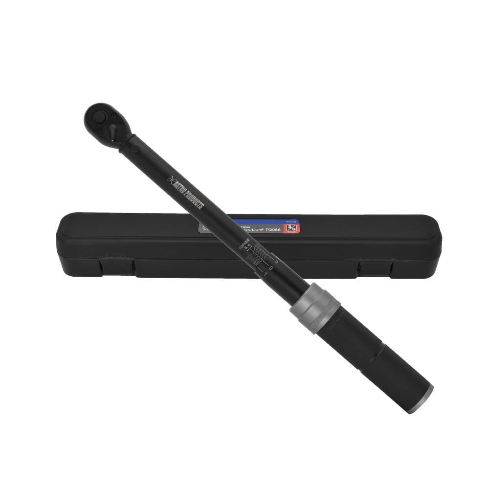 アストロプロダクツ 3/8DR プリセット型トルクレンチ TQ066 | バイク オートバイ エンジン ロックリング 9.5mm 20?120Nm プレセット型 プッシュリリース レーザー刻印 収納ケース付き 72T 設定値が見やすいt 78112640