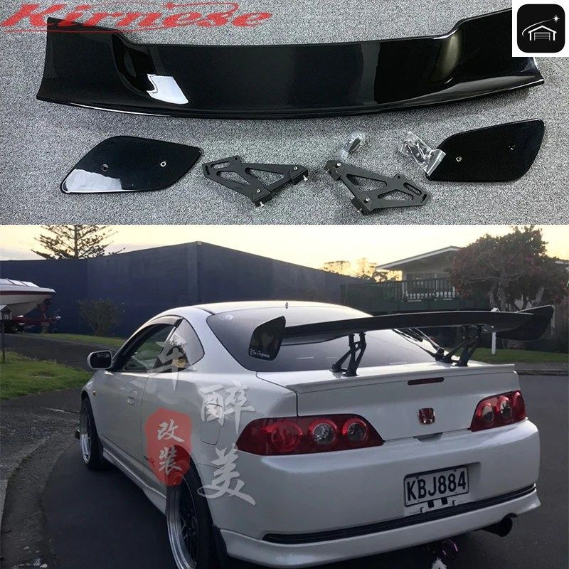 ホンダ アコード CL7 CL8 CL9 ABS樹脂製リアルーフ GTスポイラーウィング 未塗装カラー トランクリップブーツカバー 車両改造パーツ カスタ