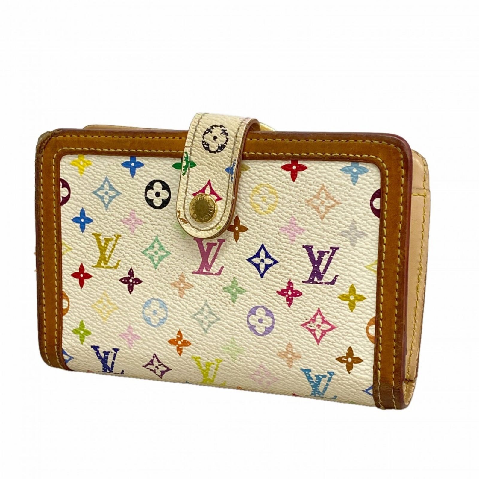 ルイ・ヴィトン(Louis Vuitton) ルイ・ヴィトン 財布 モノグラム・マルチカラー ポルトモネビエヴィエノワ M92987 ブロンレディース