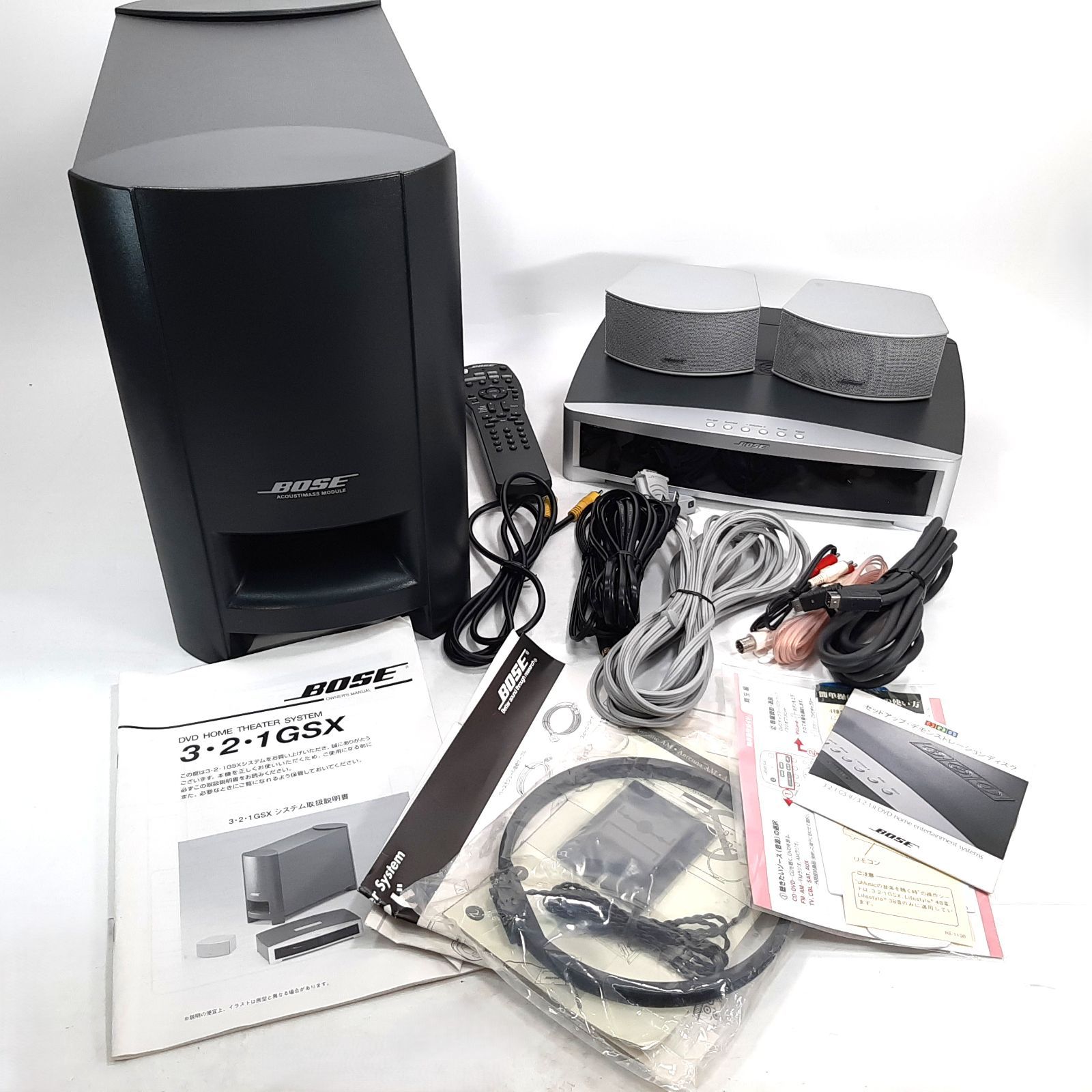 BOSE 3·2·1 GSX DVDホームエンターテイメントシステム 動作確認済 付属品多数