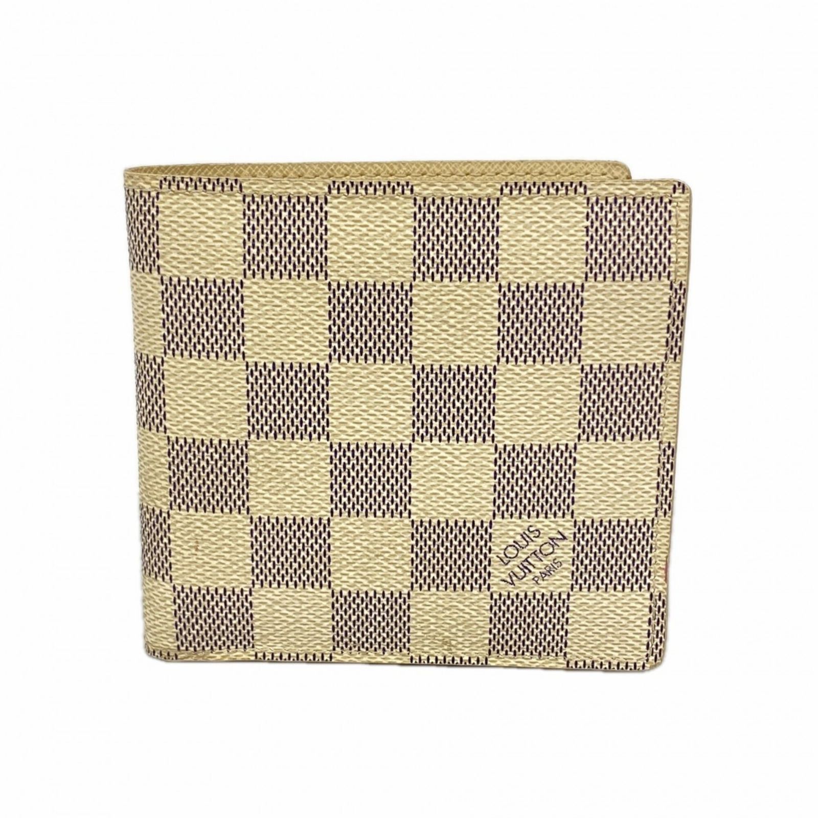 ルイ・ヴィトン(Louis Vuitton) ルイ・ヴィトン 財布 ダミエ・アズール ポルトフォイユマルコ N60018 ホワイトメンズ
