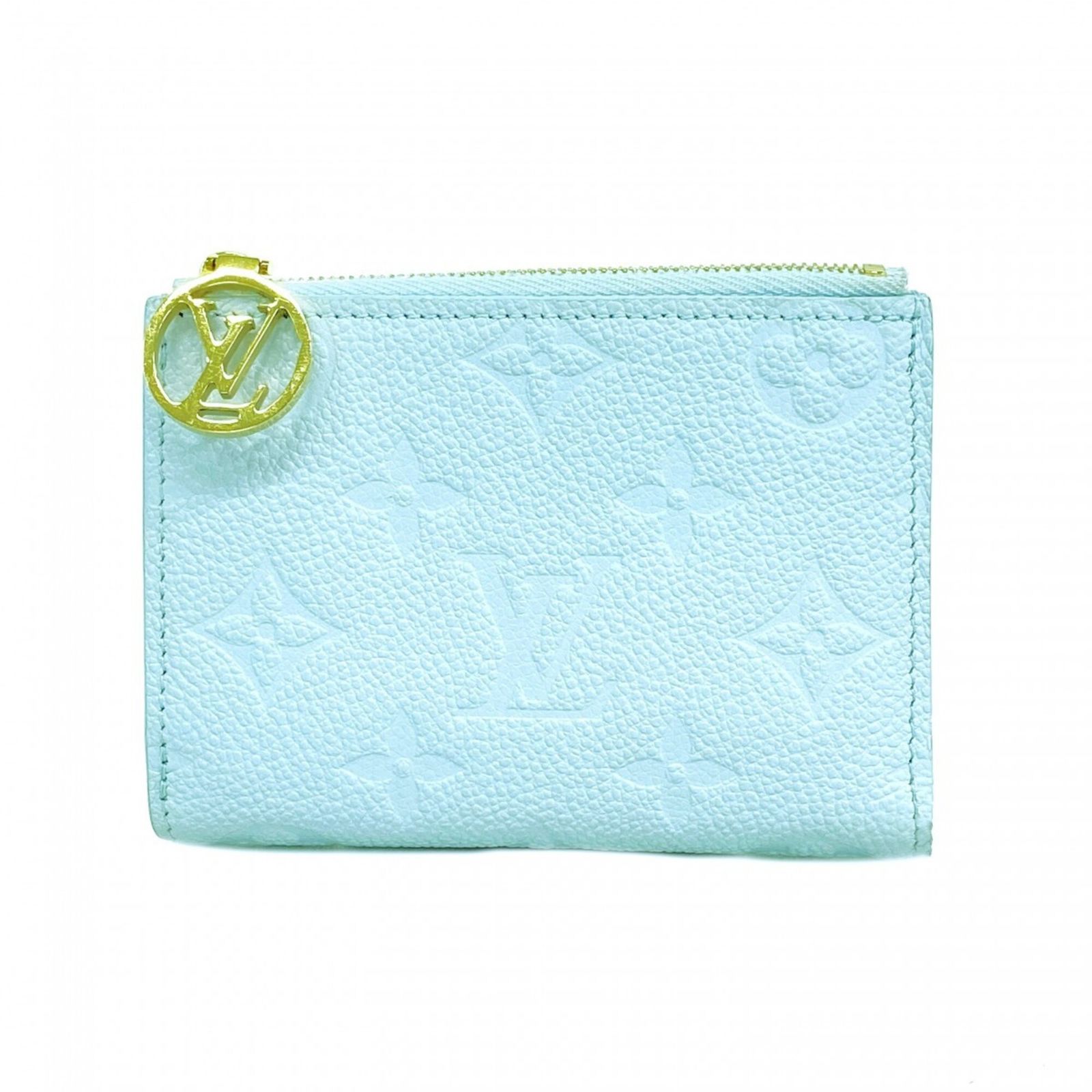 ルイ・ヴィトン(Louis Vuitton) ルイ・ヴィトン 財布 モノグラム・アンプラント ポルトフォイユリサ M83587 ブルーオランプレディース