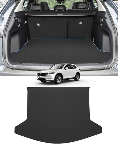 Mixsuper マツダ CX-5 KF系 ラゲッジマット 2Dトランクマット MAZDA CX5に適用 ラゲッジトレイ カーゴマット H29.2? マツダ CX-5 パーツ 防水マット PVC滑り止め素材 巻け収納 耐摩擦 耐汚れ 抗菌性 車種専用 装着as