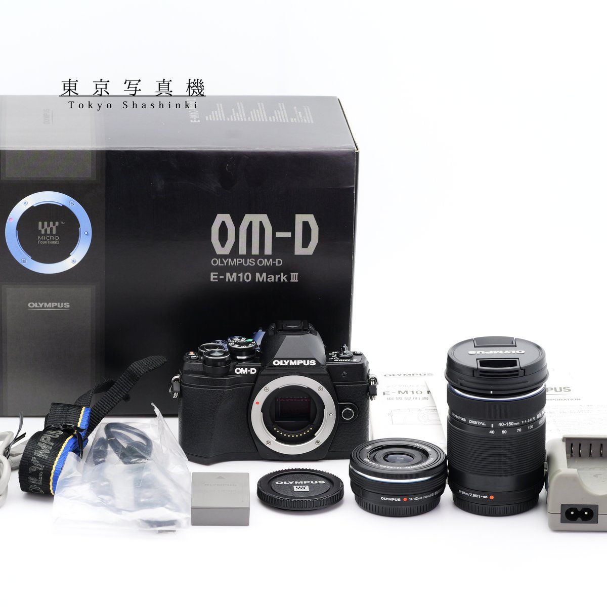 ショット数2,424回 OLYMPUS OM-D E-M10 Mark III ダブルズームレンズ