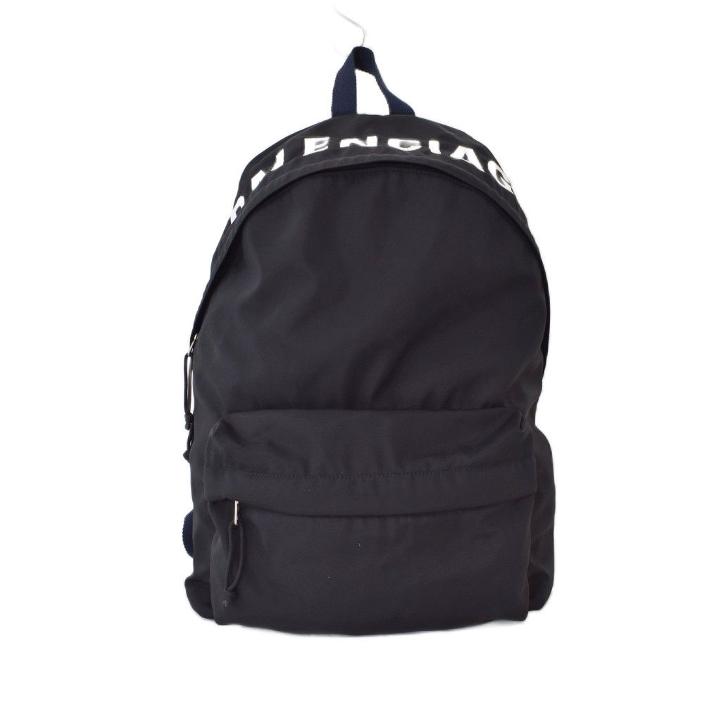 【希少 黒×黒】バレンシアガ WHEELバックパック リュック　525162 バレンシアガ BALENCIAGA Wheel Back Pack ウィール バックパック