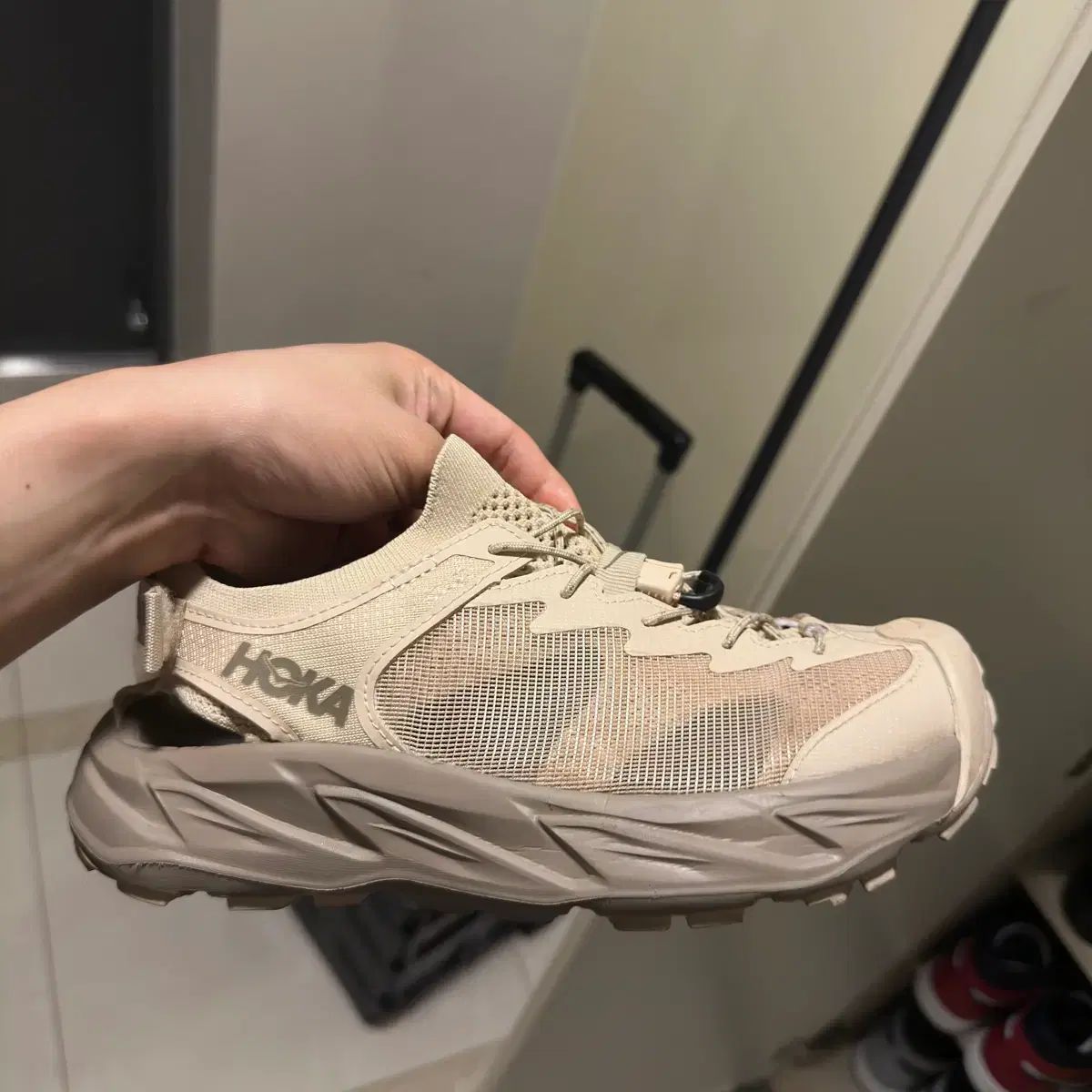 HOKA ONE ONE ホカオネオネ ホパラ2 サンド サイズ250 出品
