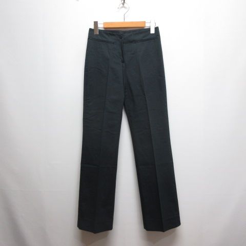 インコテックス INCOTEX HIGH COMFORT ストレート パンツ スラックス 38 ネイビー ストレッチ センタープレス ジッパーフライ イタリア製