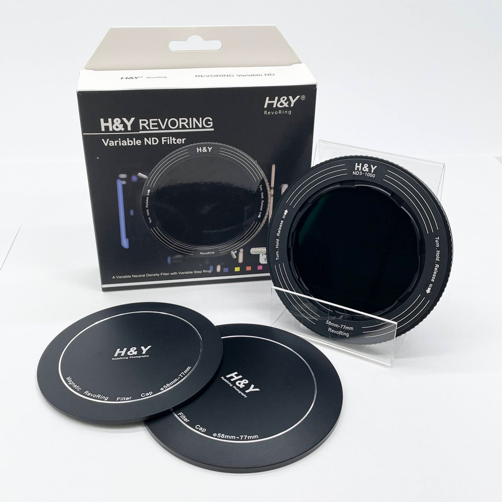 H&Y REVORING Variable ND3-ND1000 キャップ付【C7628-C】