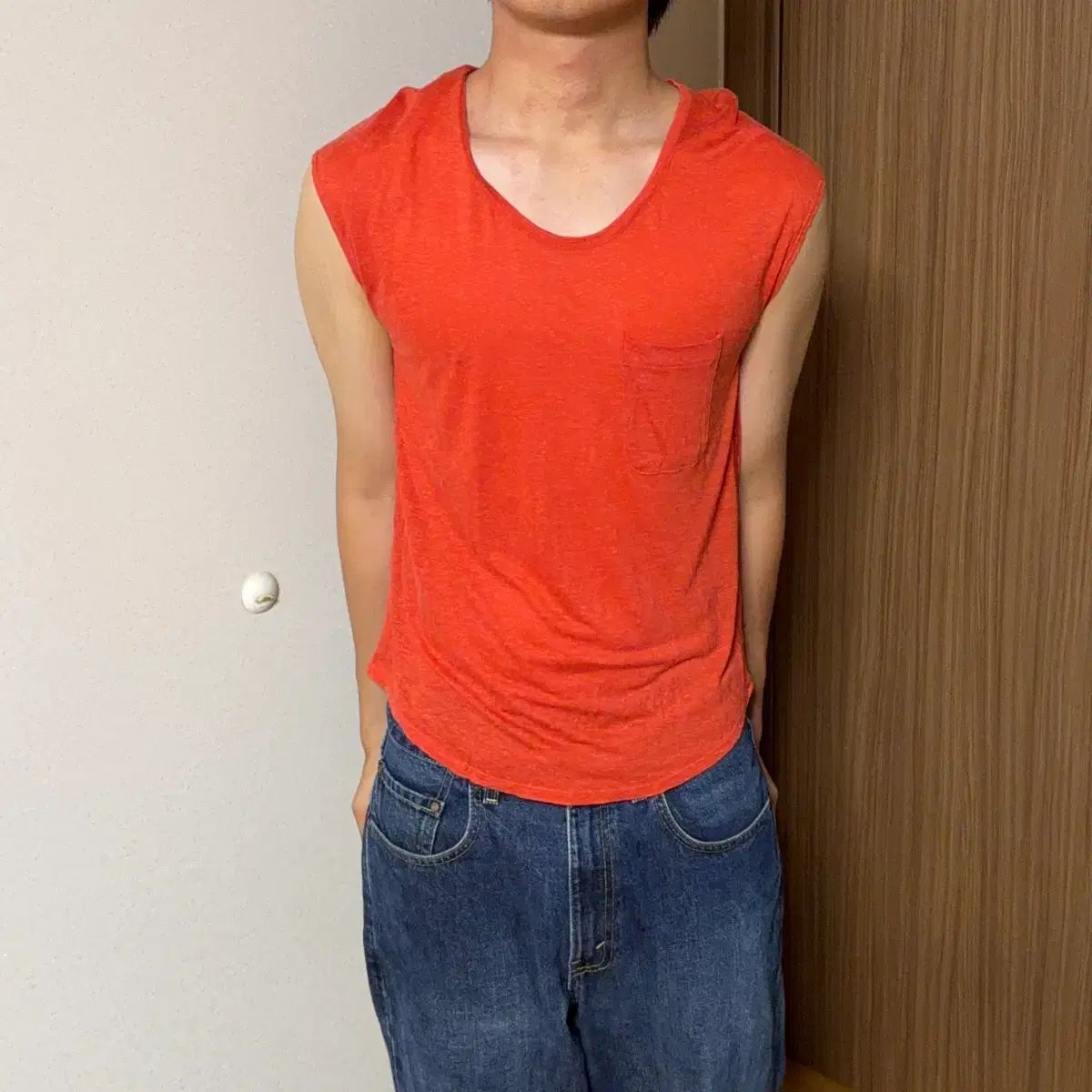 adam et rope アダムエロペ テンセル スリーブレス