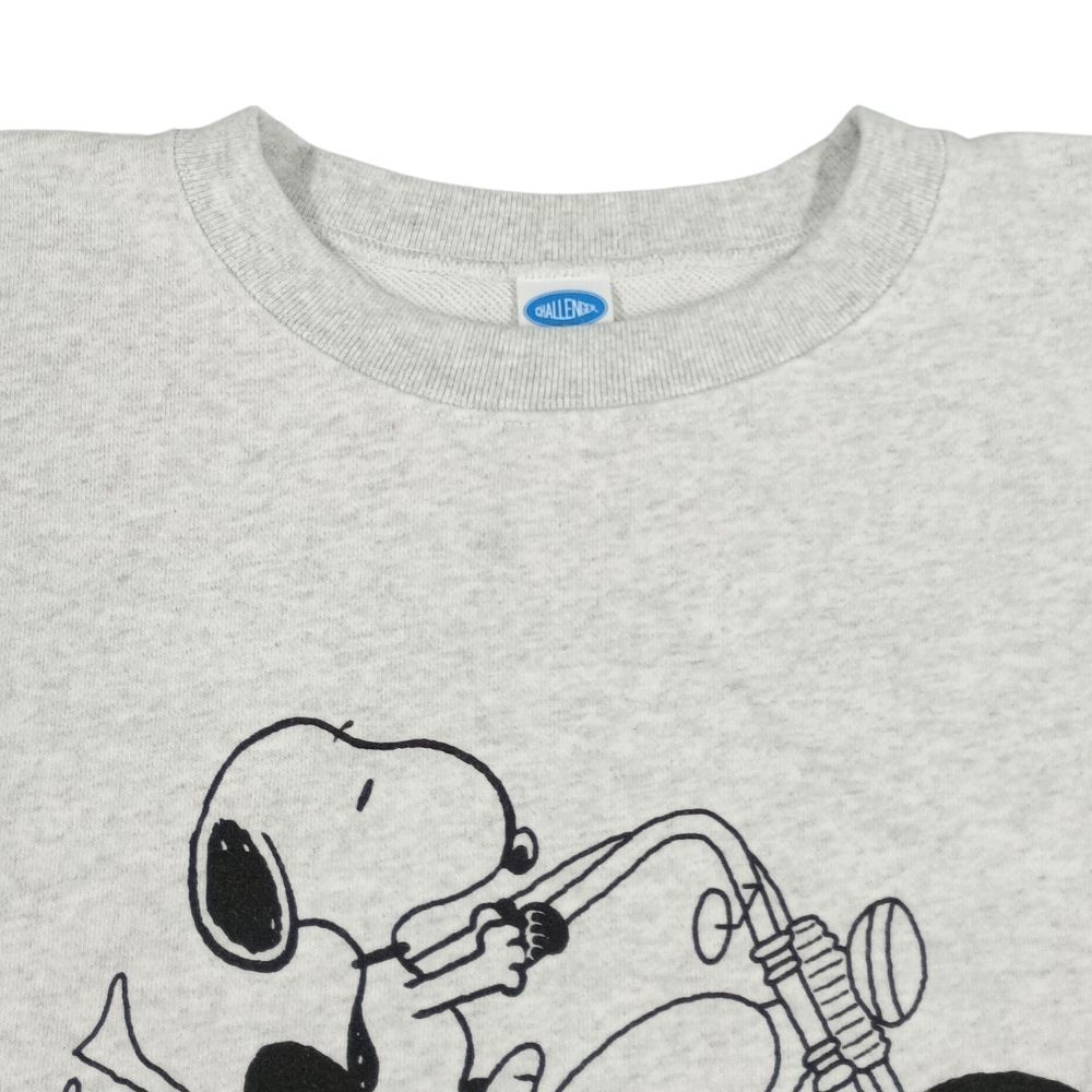 CHALLENGER チャレンジャー × PEANUTS SNOOPY 16SS C/N SWEAT
