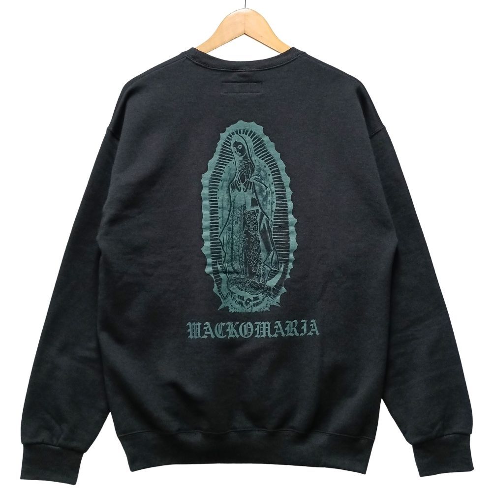 WACKO MARIA ワコマリア 26SS マリア プリント スウェット ブラック サイズ L 正規品 / 55340