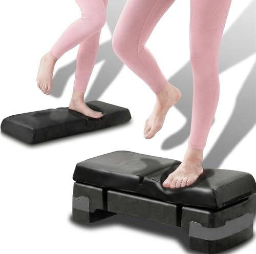 【新品】cr?er(クレエ) ステップ台 + サンドクッション 踏み台昇降【ながら運動！】低負担で続けられる 静音 踏み台 昇降台 ステップ トレーニング 踏み台昇降台 5a8ec9cf